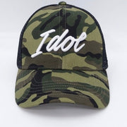 Idol Green Camo Trucker Cap