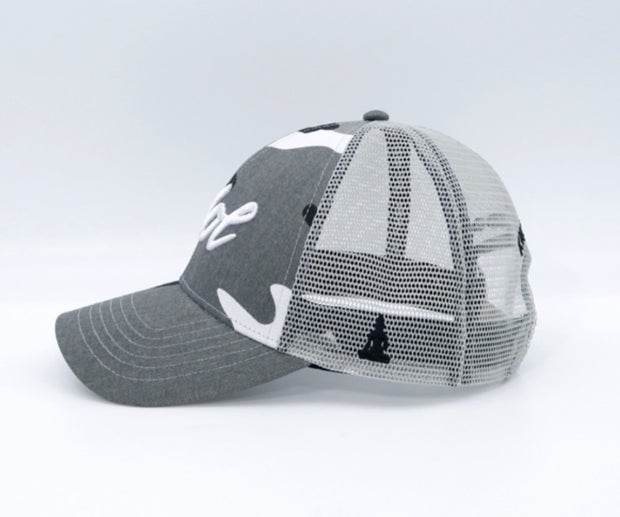 Idol Grey Camo Trucker Cap